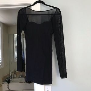 bebe Dresses - Black mesh mini dress bebe Dresses - Black mesh mini dress